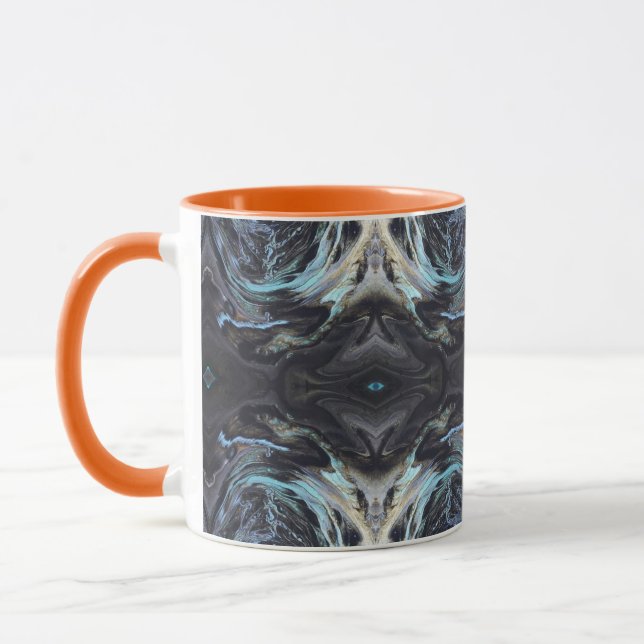Caneca Galaxy Acrylic Pour Mug (Esquerda)