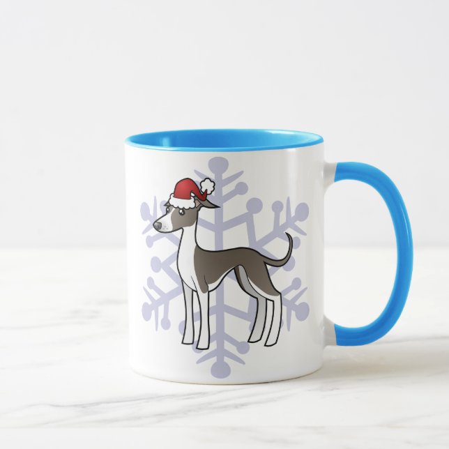 Caneca Galgo do Natal/Whippet/galgo italiano (Direita)