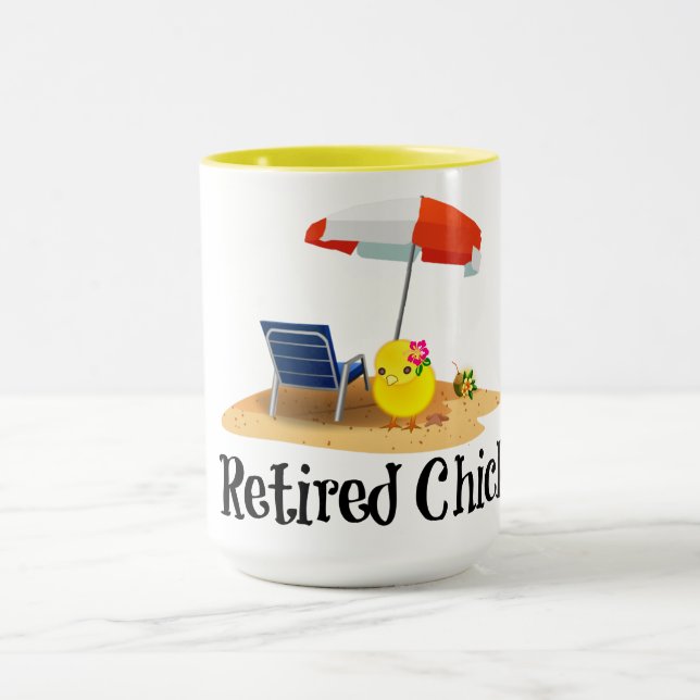Caneca Galinha Aposentada na Praia (Centro)