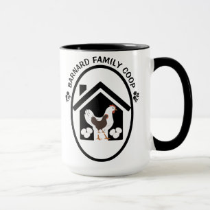 Caneca Galinha Galinha Galinha de Ovos Frescos Orgânicos