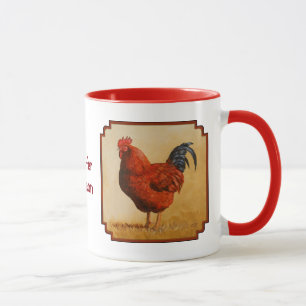Caneca Galinha Rhode Island Red Rooster