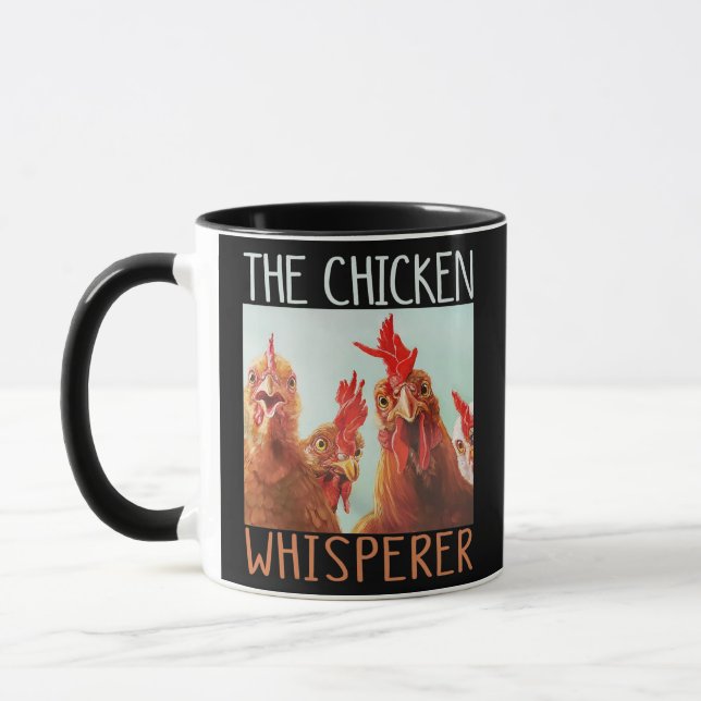 Caneca Galinhas Que Sofreram Com O Chicken Engraçado Poul (Esquerda)