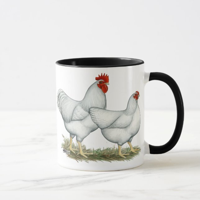 Caneca Galinhas White Rock (Direita)
