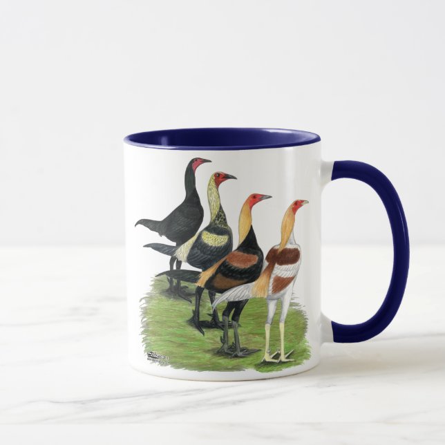 Caneca Galinheiros de Jogo Modernos (Direita)