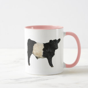 Caneca Galloway Steer Cutout Beltie Gift, Belgeous Beltie