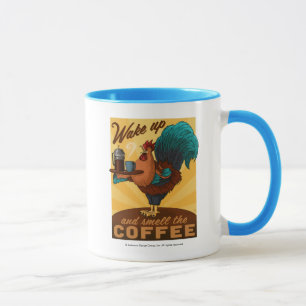 Caneca Galo - acorde e cheire o café
