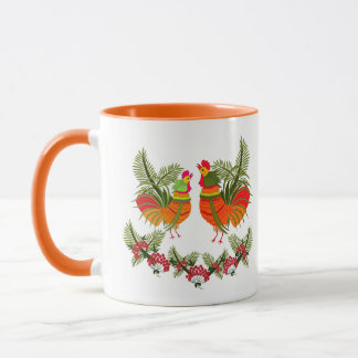 Caneca Galo com galinha