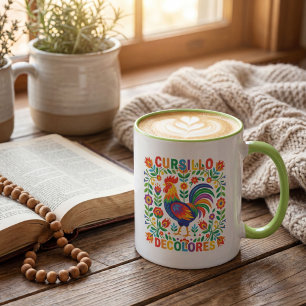 Caneca Galo de Arte Popular Espanhol Cursillo DeColores