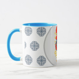 Caneca Galo de Barcelos – Galo Português Azulejo 
