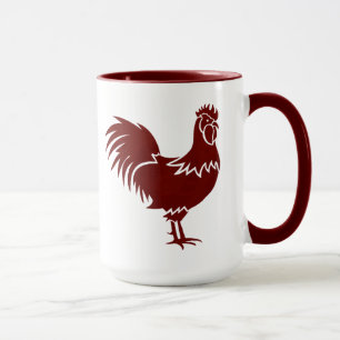 Caneca Galo legal e Russo do País