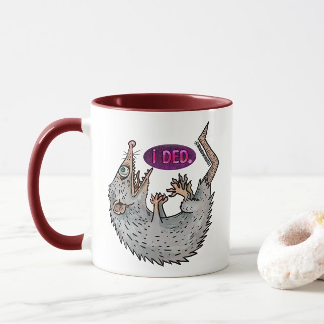 Caneca gambá bobo (Com Donut)