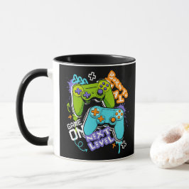 Caneca Game controllers Graffiti  Gaming Born To Play 