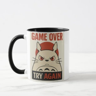 Caneca Game Over – Você Não Pode Tentar Novamente