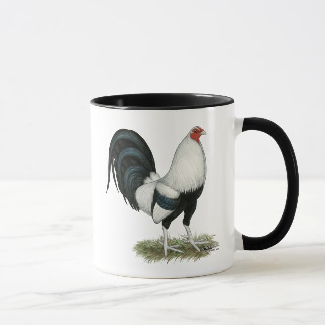 Caneca Gamecock de prata de Duckwing (Direita)