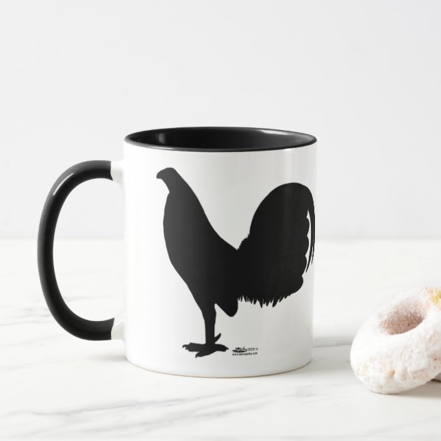 Caneca Gamecock Rooster Silhouette (Com Donut)