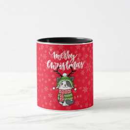 Caneca Gancho de Natal de Gato Bonito Galore