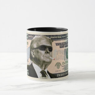 Caneca Gangsta Trump 2025 Nota de Dólar