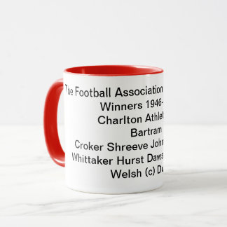 Caneca Ganhadores da Taça de Charlton Athletic de FA em 1