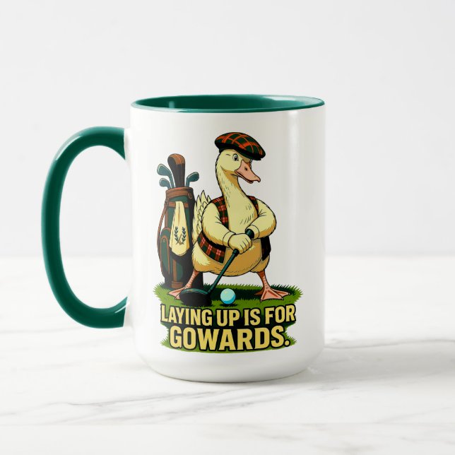 Caneca Ganso de Golfe Sem Medo (Esquerda)