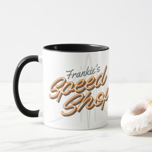 Caneca Garagem de Compro de velocidade personalizada Pins (Com Donut)