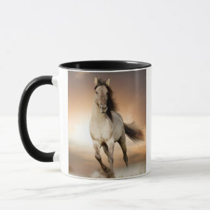 Caneca Garanhão selvagem que funciona no por do sol