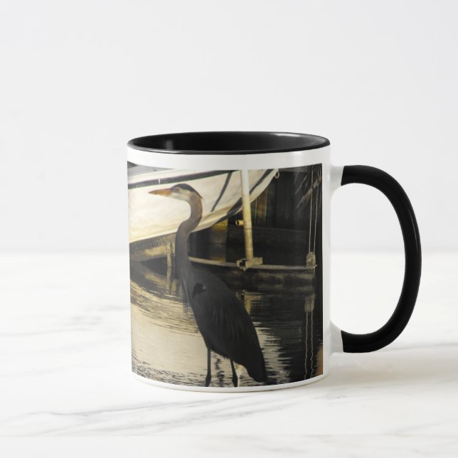 Caneca Garça-real de grande azul (Direita)