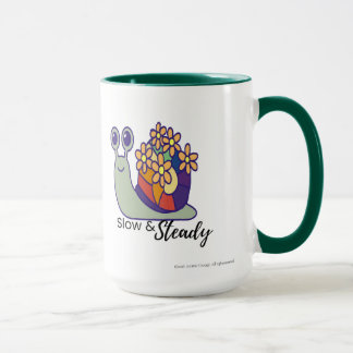 Caneca Garden Snail Coffee Mug-Fun Tea Mug for Mom/Sister