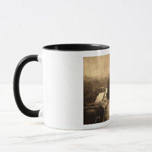 Caneca Gargoyle Notre Dame, Paris França, 1912 Vintage