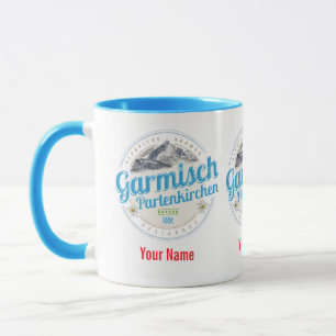 Caneca Garmisch Partenkirchen Bavaria Vintage Alps