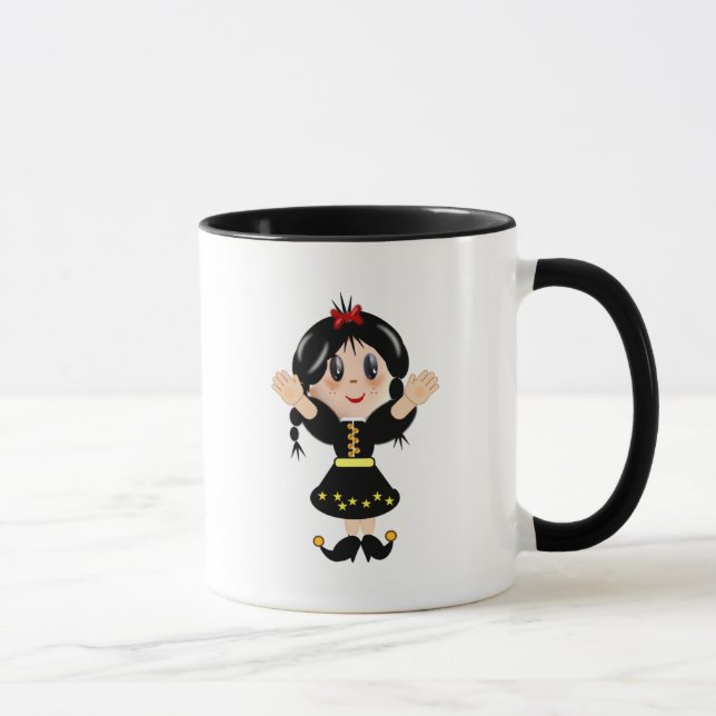 Caneca Garota montanhesa fofa (Direita)
