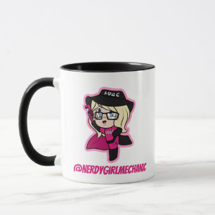 Caneca Garota Nerdy - Super-herói Mug Mini