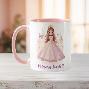 Caneca Garotas Bonitas Personalizadas Princesas Espelhada