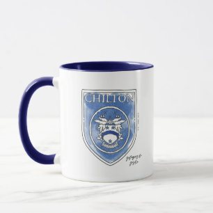 Caneca Garotas Gilmore  Crachá Chilton Academy Watercolo