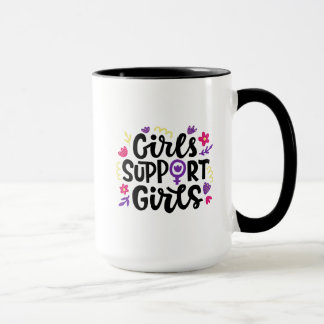 Caneca Garotas suportam garotas