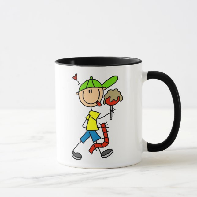 Caneca Garoto que Frequenta a Festa de Carnaval (Direita)