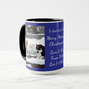 Caneca Garrafa de Neve de Gato, Nomes de Imagem Texto, Pe