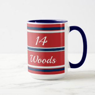 Caneca Garrafa Vermelha e Azul Esportes Lança Água