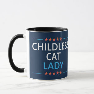 Caneca Gata Sem Filhos 2024 Anti JD Vance