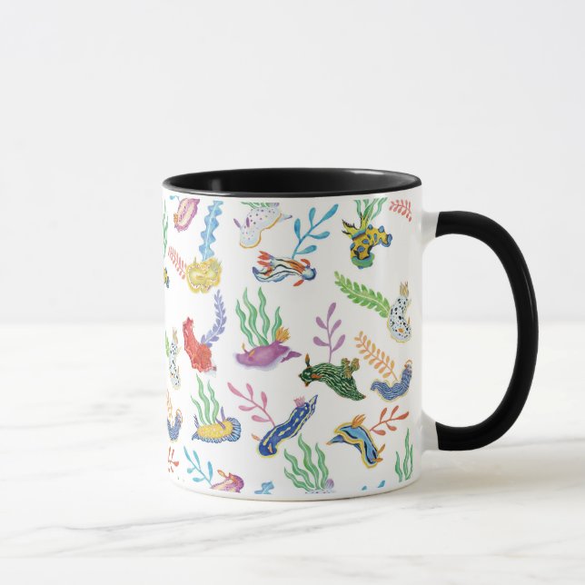 Caneca Gathering of Nudibranchs | Ocean Art Design (Direita)