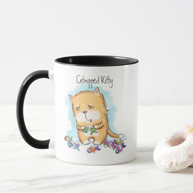 Caneca Gatinho (Com Donut)