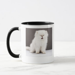 Caneca Gatinho com os olhos fechados