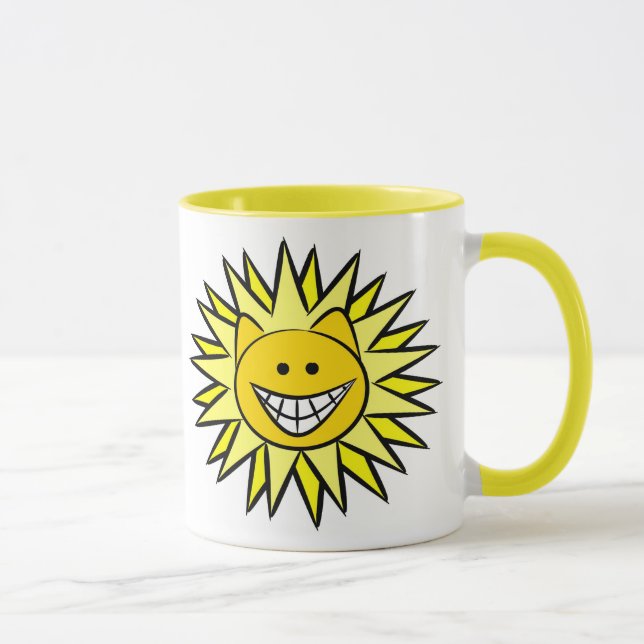 Caneca Gatinho da luz do sol (Direita)