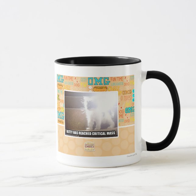 Caneca Gatinho da massa crítica (Direita)