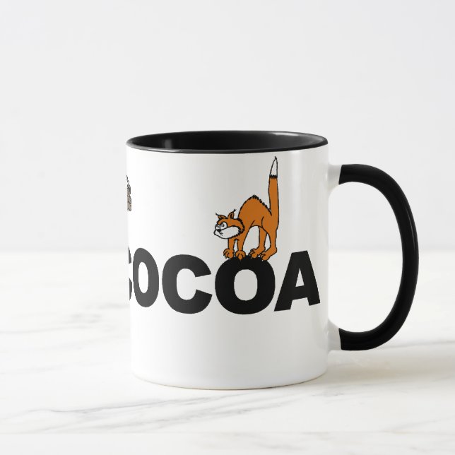 Caneca Gatinho de cacau quente (Direita)