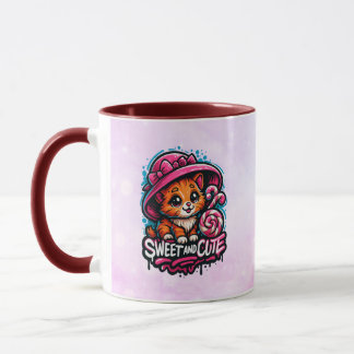 Caneca Gatinho Doce e Fofo