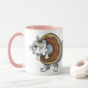 Caneca Gatinho doce Rosquinha