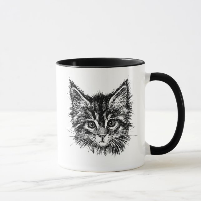 Caneca Gatinho fofo (Direita)