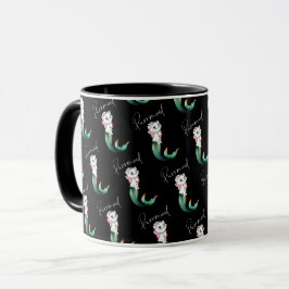 Caneca Gatinho Gato-Purê - Design de Gato-Sereia Divertid