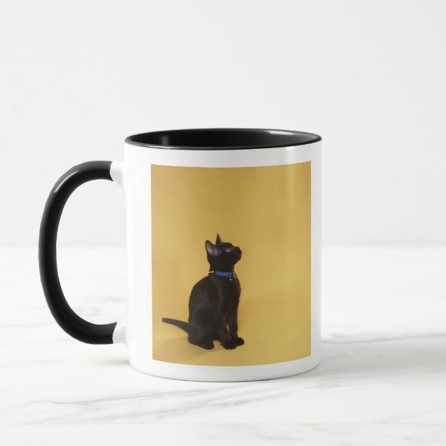 Caneca Gatinho preto no colar (Esquerda)