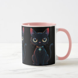Caneca Gatinho Preto Sinistro